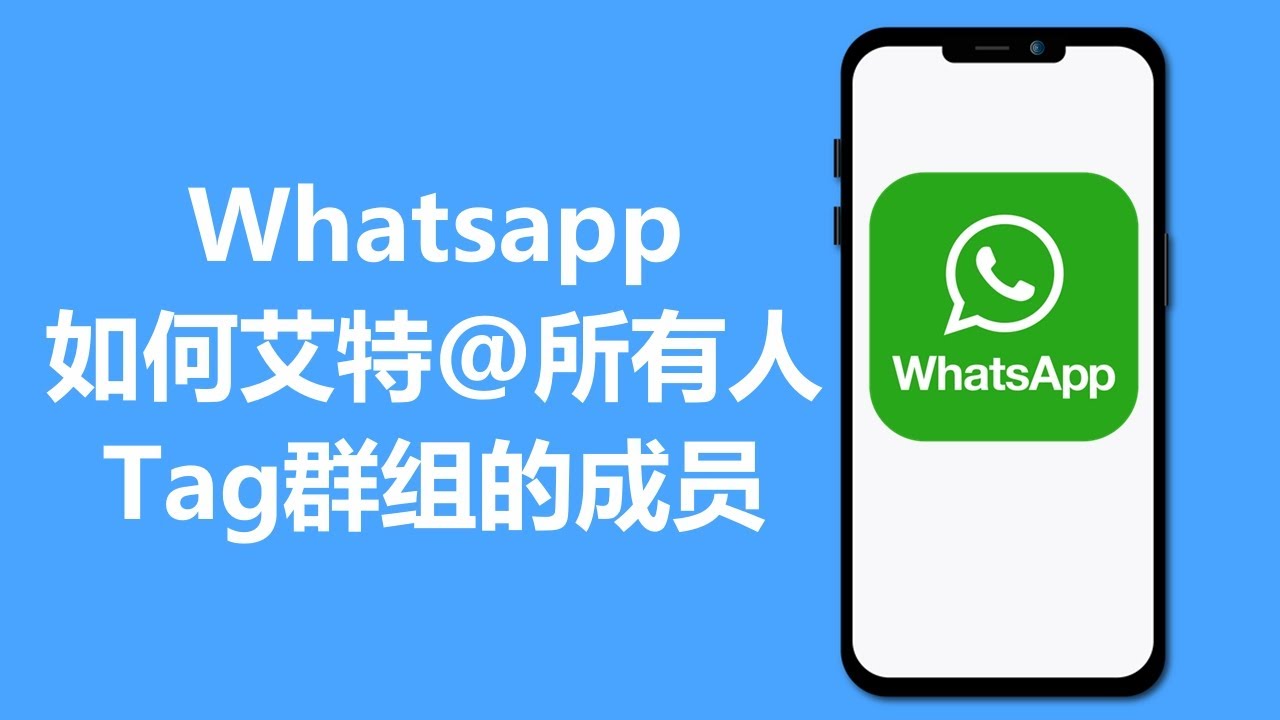 WhatsApp怎样艾特所有人？